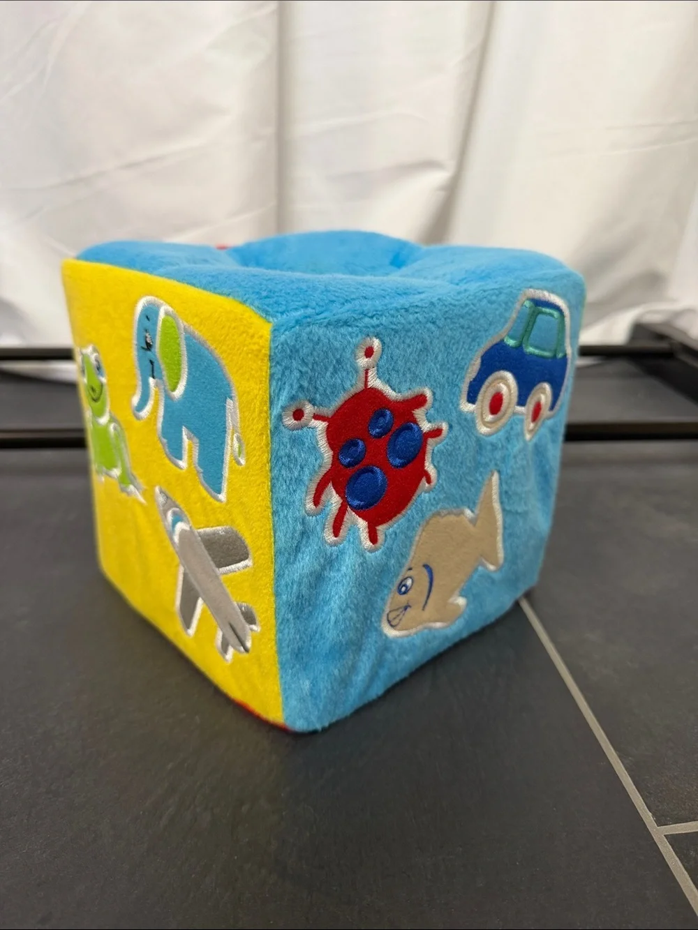 What's Inside? Soft Feely Box Educational Toy - Multi-Color